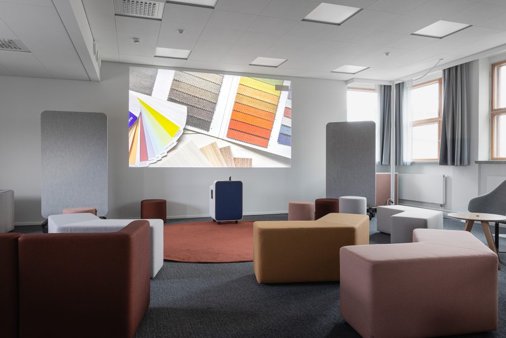 Installation free audiovisual solution, Artome M10, in Helsinki Education Hub